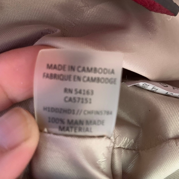 Calvin Klein Burgundy Satchel - Picture 4 of 4